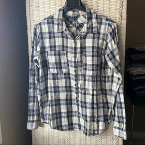 Plaid shirt women size xsmall